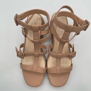 Jessica Simpson Tan Gladiator Sandals